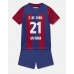 Maillot de foot Barcelona Frenkie de Jong #21 Domicile vêtements enfant 2023-24 Manches Courtes (+ pantalon court)